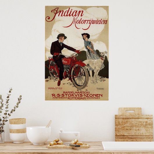 Poster c. MOTO PAYS-BAS 1915 (Cuisine)