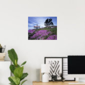 Poster CA, Crescent City, phare de Battery Point avec (Bureau à domicile)