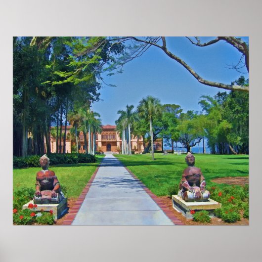 Poster Ca d'Zan Mansion, Sarasota, FL, Imprimer (Devant)