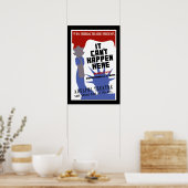 Poster Ça ne peut pas arriver ici WPA  (Cuisine)