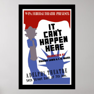 Poster Ça ne peut pas arriver ici WPA 