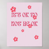 Poster Ça ne va pas. (Devant)