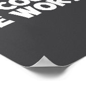 Poster Ça pourrait être pire Texte (Coin)