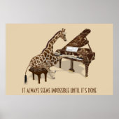 Poster Ça semble toujours impossible jusqu'à ce qu'il soi (Devant)