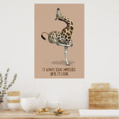 Poster Ça semble toujours impossible jusqu'à ce qu'il soi (Cuisine)