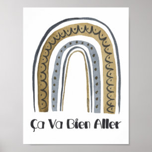 Poster Ca Va Bien Aller France Canada Québec Montréal