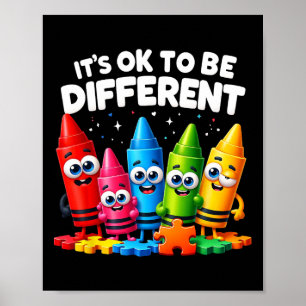 Poster Ça va d'être différent Sensibilisation sur l'autis