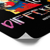 Poster Ça va être différent - Chien de Sensibilisation su (Coin)