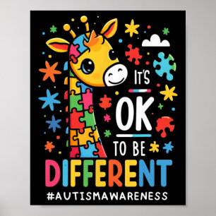 Poster Ça Va Être Différent Sensibilisation sur l'autisme