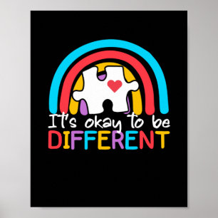 Poster Ça Va Être Une Sensibilisation sur l'autisme Diffé