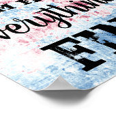 Poster Ça va, tout va bien. (Coin)