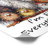 Poster Ça va, tout va bien, tout va bien, c'est du poulet (Coin)