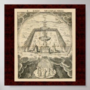 Poster Cabala & Alchymia : 1663 Illustration alchimique