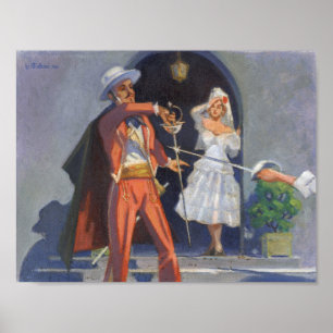 Poster Caballero - Rider espagnol par Kulhanek