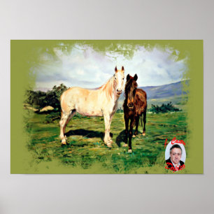 Poster Caballos/Cabalos/Chevaux