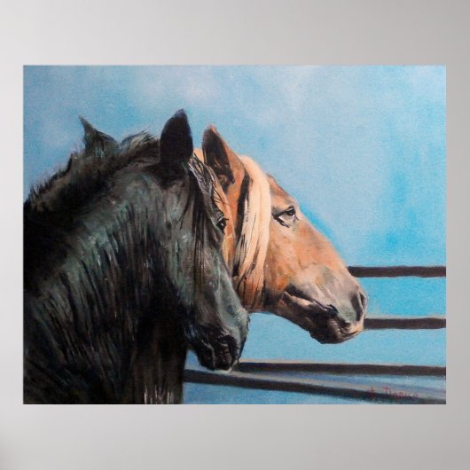 Poster Caballos/Cabalos/Chevaux (Devant)