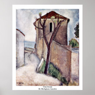 Poster Cabane dans un arbre par Modigliani Amedeo