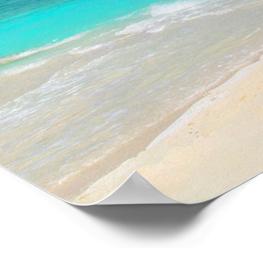 Poster Cabane de plage parfaite (Coin)