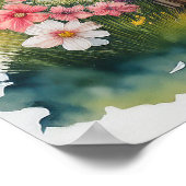 Poster Cabane extérieure Aquarelle 1 (Coin)