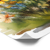 Poster Cabane extérieure Aquarelle 2 (Coin)