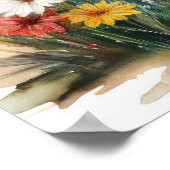 Poster Cabane extérieure Aquarelle 4 (Coin)