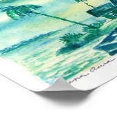 Poster cabanes de plage (Coin)