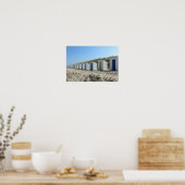Poster Cabanes de plage, Cadzand-Bad, Pays-Bas (Cuisine)