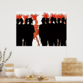 Poster Cabaret des années 1900 (Cuisine)