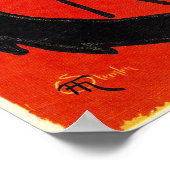 Poster Cabaret du Conversation Noir, Steinlen (Coin)