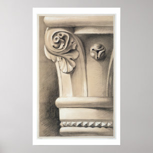 Poster Ca'Bernardo, Capitale des arbres de fenêtre, de 'E