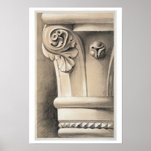 Poster Ca'Bernardo, Capitale des arbres de fenêtre, de 'E (Devant)