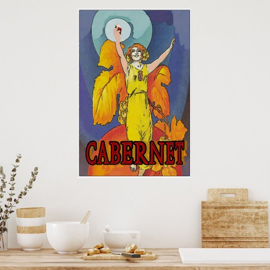 Poster Cabernet Maid, Vin (Cuisine)