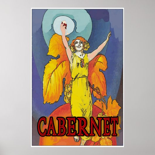 Poster Cabernet Maid, Vin (Devant)