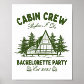 Poster Cabin Crew Before I Do Camp Bach Bachelorette Part (Devant)