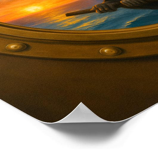 Poster Cabine bateau de croisière (Coin)