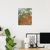 Poster Cabine dans les bois (Bureau à domicile)