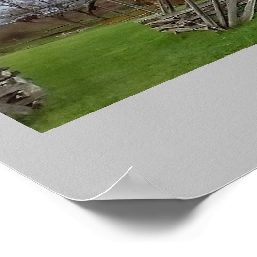 Poster Cabine de montagne (Coin)