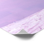 Poster Cabine de montagne de neige française (Coin)