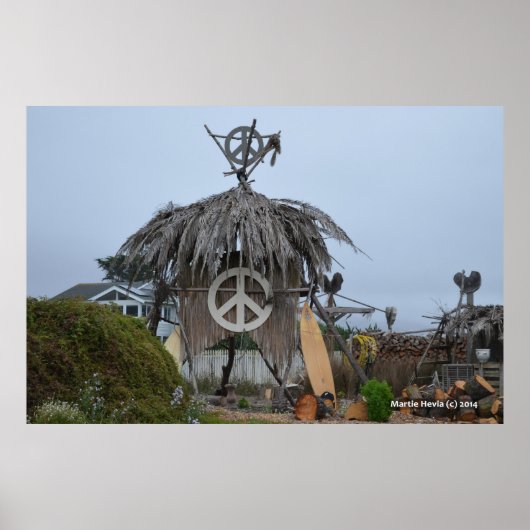 Poster Cabine de paix (Devant)