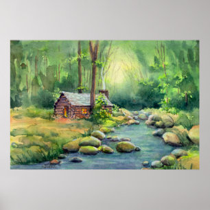 Poster CABINE de RONDIN par SHARON SHARPE