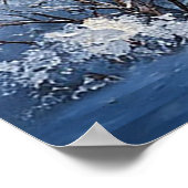 Poster Cabine douillet couvert de neige en hiver pittores (Coin)