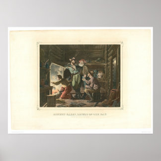 Poster Cabine du mineur, Résultat de la journée (0155A)