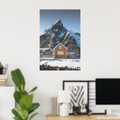 Poster Cabine jaune Lofoten (Bureau à domicile)