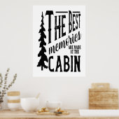 Poster Cabine - Les meilleurs souvenirs (Cuisine)