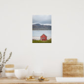 Poster Cabine rouge Ramberg Lofoten (Cuisine)