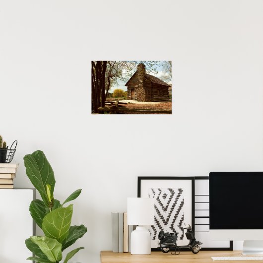 Poster Cabine rustique (Bureau à domicile)