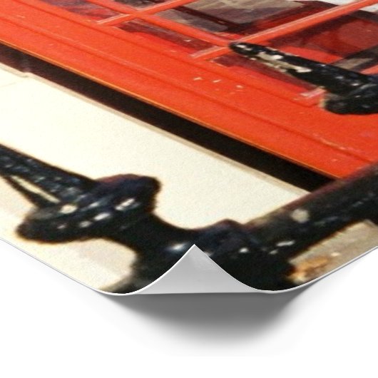 Poster Cabine téléphonique de Londres (Coin)