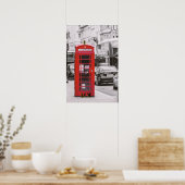 Poster Cabine Téléphonique de Londres (Cuisine)