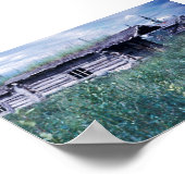 Poster Cabine trappeur le long des rives de la rivière Co (Coin)