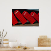 Poster Cabines téléphoniques de Londres (Cuisine)